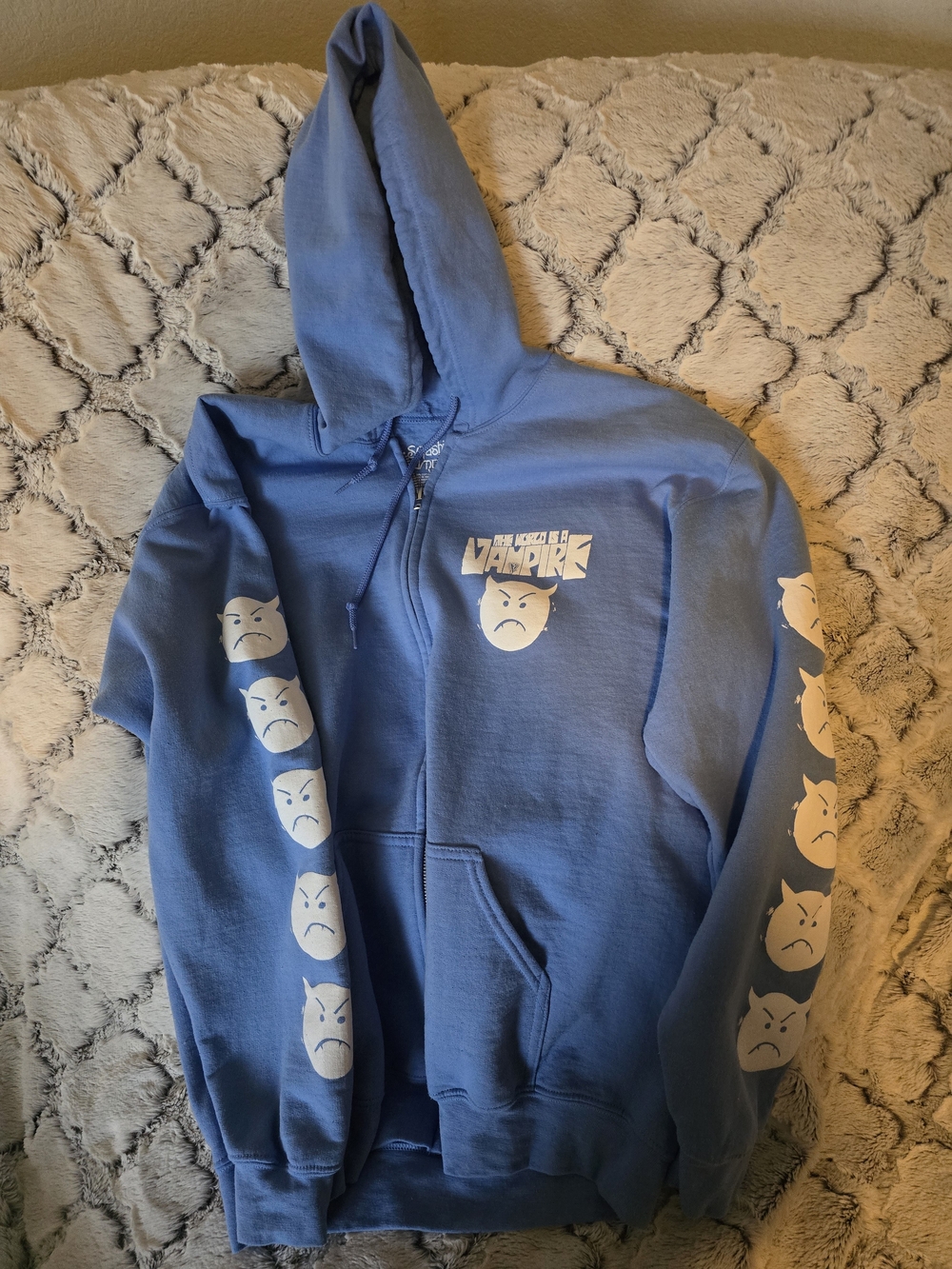 Smashing Pumpkins The World Is A Vampire 2023 Tour Hoodie Sz L EUC